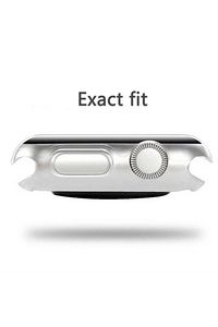 Apple Watch 1 2-3 Serisi ( 44mm ) 360 Tam Koruma Şeffaf Silikon Kılıf Premium Model ürün fotoğrafı