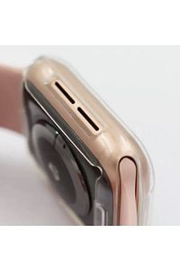 Apple Watch 1 2-3 Serisi ( 44mm ) 360 Tam Koruma Şeffaf Silikon Kılıf Premium Model ürün fotoğrafı