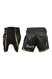 Unisex Siyah Muaythai Müsabaka Maç Şortu ürün fotoğrafı
