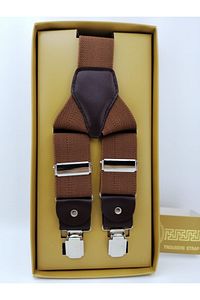 Sütlü Kahve Salopet Pantalon Askısı ürün fotoğrafı