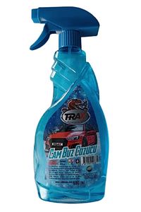 Araba Oto Cam Buz Çözücü Sprey (500 ML) Oto Buz Kar Kazıyıcı Temizleyici Kar Temizleyici 2'li Set ürün fotoğrafı