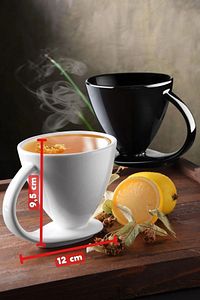 6'lı Set Özel Tasarım Kendinden Altlıklı Kahve, Bitki Çayı Vb. Kupa Fincan Takımı Syh-byz ürün fotoğrafı
