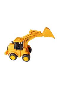 Oyuncak Iş Makinaları Seti; Dozer, Kepçe, Mikser Ve Kamyon, Sürtmeli 4'lü Set ürün fotoğrafı