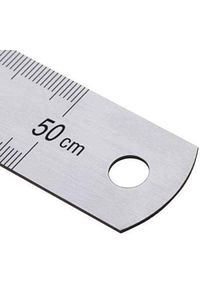 Çelik Cetvel 50 Cm Inch Ölçülü 550g ürün fotoğrafı