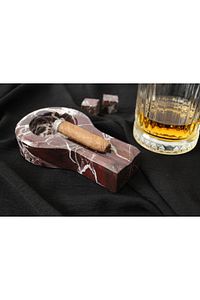 Kişiselleştirilebilir-sourcherry Mermer - Lüks El Yapımı Dekoratif Ağır Puro Küllüğü ürün fotoğrafı