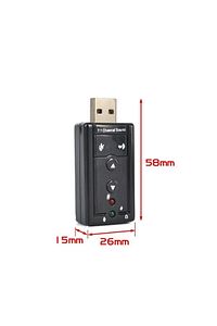 Yeni 2023 7.1 Ses Kartı Sound Usb 2.0 Çevirici Dönüştürücü Audio Win Xp 7 8 Mac Uyumlu Tak Çalıştır ürün fotoğrafı