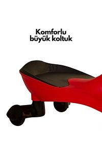 Swing Car Karınca Çocuk Kaykayı Sevimli Ayıcık Sepetli ürün fotoğrafı