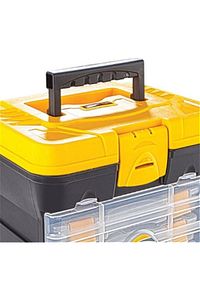 Organizerli Balıkçı Takım Çantası Sarı ürün fotoğrafı