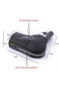 Elçi Içi Yünlü-su Geçirmez Kumaş-gece Parlayan Elcik Rüzgarlık (vitesliler Için) ürün fotoğrafı