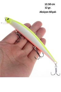12gr.rapala Sahteyem Lures Turna Levrek,lüfer,çinekop,rapala A14 Sarı ürün fotoğrafı