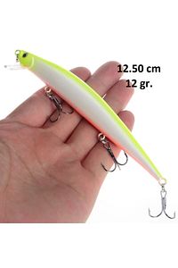 12gr.rapala Sahteyem Lures Turna Levrek,lüfer,çinekop,rapala A14 Sarı ürün fotoğrafı
