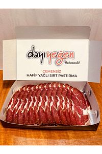 Dayı Yeğen Çemensiz Hafif Yağlı Sırt Pastırma 500 gr- Kayseri ürün fotoğrafı