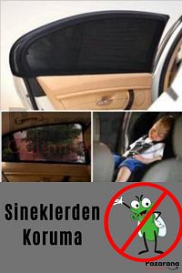 2 Adet Araba Araç Oto Yan Cam Güneşlik Örtü Perde Kılıf Güneşliği Araba Araç Arka Yan Cam ürün fotoğrafı