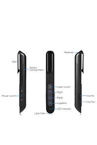 Özel Kılıflı Sunum Kumandası Wireless Presenter Laser Pointer Kalem Sunum ürün fotoğrafı