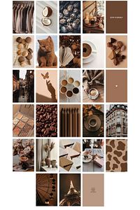 Mocha Duvar Posteri Seti Mocha Poster Kolaj Seti - 24 Adet - 10cm X 15cm ürün fotoğrafı