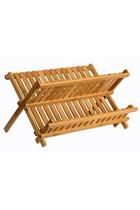 Bambu Katlanabilir Tabaklık Bulaşıklık Küçük Boy 40 Cm X 33 Cm X 26 Cm Fma202157 ürün fotoğrafı