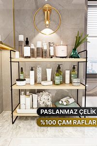 Mutfak Rafı Masaüstü Düzenleyici Organizer Banyo Rafı Çok Amaçlı Düzenleyici Tezgah Üstü Raf ürün fotoğrafı