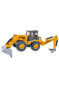 Oyuncak Metal Kepçeli Buldozer Kepçe Çift Taraflı Iş Makinası 32 Cm ürün fotoğrafı