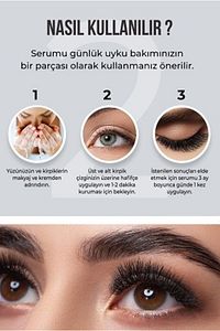 Doğal E Vitaminili Kaş Kirpik Serumu Dolgunlaştırıcı & Dökülme Karşıtı (JOJOBA YAĞI)10ml ürün fotoğrafı