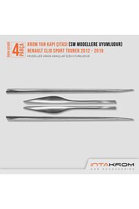 Renault Clio 4 Sporttourer Krom Yan Kapı Çıtası 2012-2021 ürün fotoğrafı