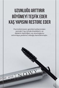 Doğal E Vitaminili Kaş Kirpik Serumu Dolgunlaştırıcı & Dökülme Karşıtı (JOJOBA YAĞI)10ml ürün fotoğrafı
