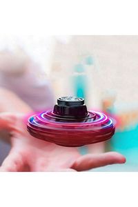 Uçan Ufo Şarjlı Mini 360° Flyıng Star Dönen Mini Drone Helikopter Kırmızı Bumerang ürün fotoğrafı