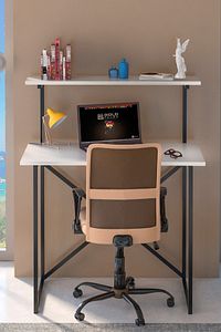 75 Cm Çalışma Masası Raf Kitaplık Çok Amaçlı Ofis Masa Beyaz 45 Cm Modern Beyaz Suntalam 90 Cm 75 X ürün fotoğrafı