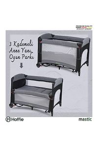 Mastic Anne Yanı Sallanır Cibinlikli Oyun Parkı Bebek Beşik 70x110 Cm ürün fotoğrafı