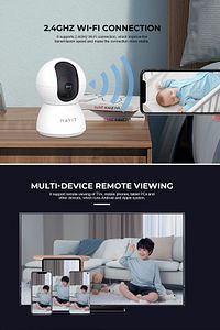 Ipc20 Smart 360° 1080p Gece Görüşlü Ip Kamera ( Türkiye Garantili) Kablosuz Wifi Ev Kamerası ürün fotoğrafı