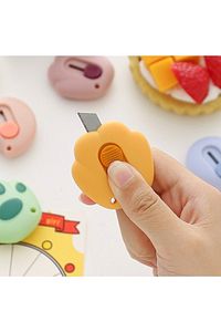 Minnoş Pati Tasarımlı Otomatik Mini Maket Bıçağı 1 Adet ürün fotoğrafı