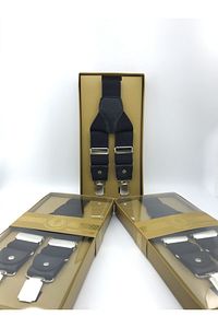 Siyah Salopet Pantalon Askısı ürün fotoğrafı
