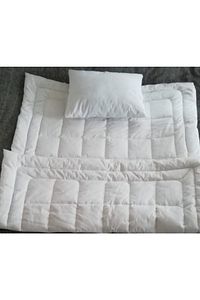 Doğal Yün Bebek Yorganı + Doğal Yün Yastık Hediyeli ürün fotoğrafı