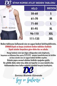 Premium Shapewear Siyah Erkek Atlet Korse Atlet Bel Göğüs Göbek Jinekomasti Toparlayıcı Dik Duruş ürün fotoğrafı