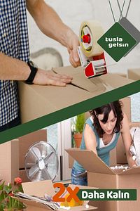 10 Adet 60x40x40 Çift Oluklu Taşıma Taşınma Karton Çeyiz Arşiv Kitap Boş Koli ürün fotoğrafı