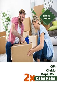 10 Adet 60x40x40 Çift Oluklu Taşıma Taşınma Karton Çeyiz Arşiv Kitap Boş Koli ürün fotoğrafı