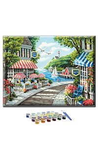 Sayılarla Boyama Seti  Sahil Yolu 40x50cm ürün fotoğrafı