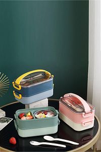 Bento Lunch Box Ofis-okul Için Yeni Nesil Sefer Tası -çorba Kaseli Model-paslanmaz Çelik ürün fotoğrafı
