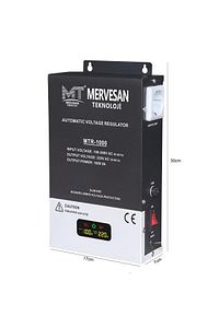 Otomatik Voltaj Regülatörü (kombi Tv) 1000w Mtr-1000 ürün fotoğrafı