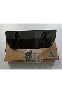Üniversal Deflektör Rüzgar Saptırıcı Füme Renk Genişlik:320mm X Yükseklik:135mm ürün fotoğrafı