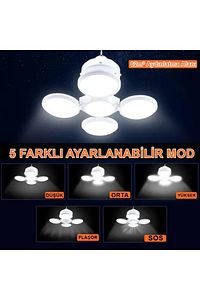 Rc-2029 Güneş Enerjili Solar Aydınlatma Kamp Çadır Lambası Şarjlı Ampül Led Şarjlı El Feneri Işıldak ürün fotoğrafı