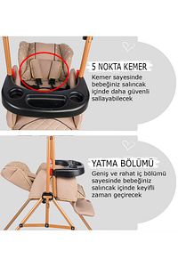 850 Salıncak Bebek Salıncağı Çocuk Salıncağı Bebek Salıncakları ürün fotoğrafı