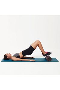 Foam Roller Tırtıksız Masaj Rulosu Pilates Silindiri Yoga Egzersiz Recovery 45 cm ürün fotoğrafı