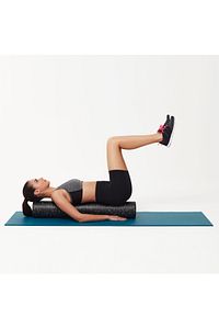 Foam Roller Tırtıksız Masaj Rulosu Pilates Silindiri Yoga Egzersiz 90cm ürün fotoğrafı