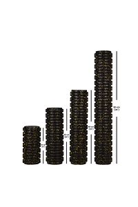 Trigger Point Foam Roller Tırtıklı Masaj Rulo Pilates Silindir Yoga Egzersiz Recovery 60 Cm ürün fotoğrafı