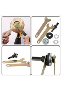 Matkap Disk Bağlama Aparatı Disk Montaj Matkap Adaptörü Matkap Vidası Daire Testere İçin ürün fotoğrafı
