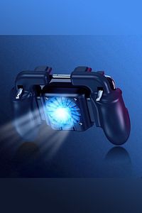 Cep Telefonu Oyun Konsolu Soğutma Fanlı Standlı Pubg Ateş Tetik Gamepad Joystick ürün fotoğrafı