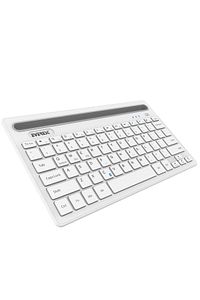 Kb-bt82 Beyaz Bluetooth Ultra Ince+şarjlı Mac/win/android/ıos Uyumlu Tablet Standlı Kablosuz Klavye ürün fotoğrafı