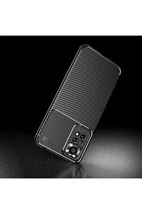 Redmi Note 11 Pro & 12 Pro 4g Karbon Desenli Kamera Korumalı Renk Atmaz Silikon Kılıf ürün fotoğrafı