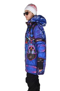 Ss7956 Purple Özel Tasarım Snowboard Ve Kayak Montu ürün fotoğrafı