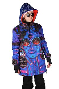 Ss7956 Purple Özel Tasarım Snowboard Ve Kayak Montu ürün fotoğrafı